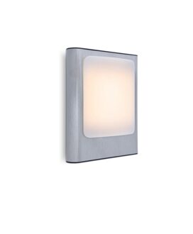 Lutec FACE OUTDOOR LED WALL 1 LIGHT STAINLESS STEEL