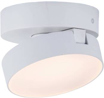 Lutec LED plafondspot Stanos, CCT, 1-lamp, wit