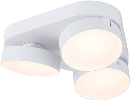 Lutec LED plafondspot Stanos, CCT, 3-lamps, wit