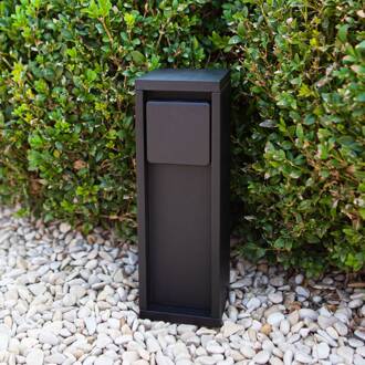 Lutec Mains aansluitzuil, 1 aansluiting, MAX 3.500 W zwart mat