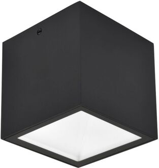 Lutec Plafondlamp Gemini Zwart 7w