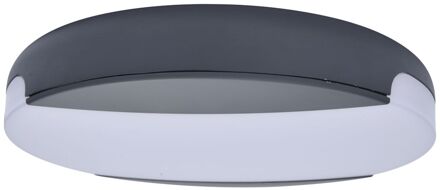 Lutec Plafondlamp Sweep Donkergrijs ⌀26cm 23,5w