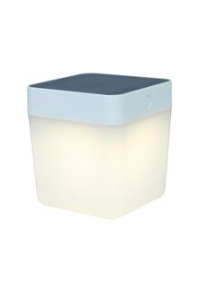 Lutec Tafellamp Cube Solar Wit