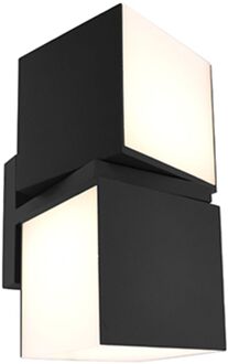 Lutec Wandlamp Cuba Matzwart 23w