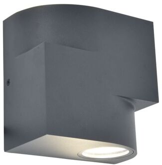 Lutec Wandlamp Marbo Donkergrijs 2xgu10