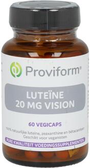 Luteïne 20 mg Vision -  60 vegicaps - Carotenoïden - Voedingssupplement