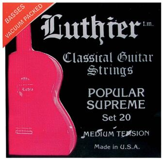 Luthier L-20 snarenset klassiek Popular Supreme snarenset klassiek Popular Supreme, medium tension