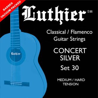 Luthier L-30 snarenset klassiek Concert Silver snarenset klassiek Concert Silver, medium-hard tension