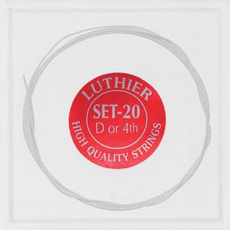 Luthier LD-24 D-4-snaar D-4-snaar, silverplated nylon, L-20 series, medium tension