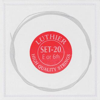 Luthier LE-26 E-6-snaar E-6-snaar, silverplated nylon, L-20 series, medium tension