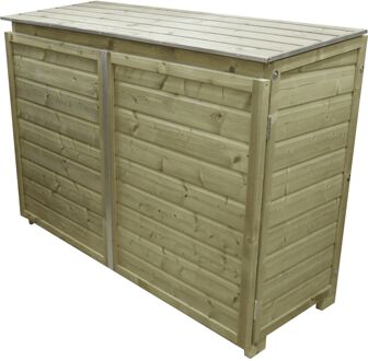 Lutra Lutrabox Afvalcontainerkast 3 Containers 197x90x125cm