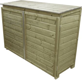 Lutra Lutrabox Afvalcontainerkast 3 Containers 208x90x125cm