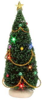 Luville Kerstboom met verlichting 15 cm hoog