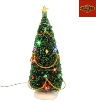 Luville Kerstboom met verlichting 23 cm hoog