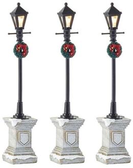 Luville Street lantern on foot - set of 3 Multikleur