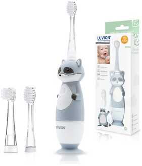 Luvion 400S Raccoon - sonische elektrische tandenborstel voor baby en peuter