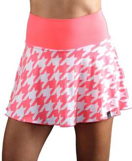 Lux II Rok Dames-Koraal,Wit - S