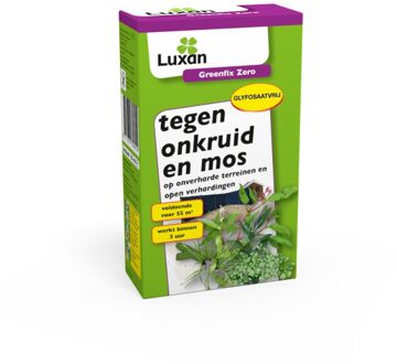 Luxan Greenfix Zero - Onkruid- en mosbestrijder - fles - 125 ml