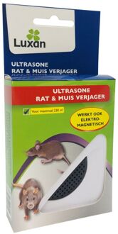 Luxan Ultrasoon muizenverjager - 230 m² - doos - 1 stuk