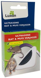 Luxan Ultrasoon muizenverjager - 90 m² - doos - 1 stuk
