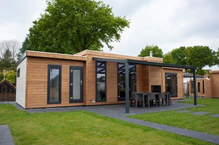 Luxe 6-persoons chalet met sauna en gashaard in voorthuizen