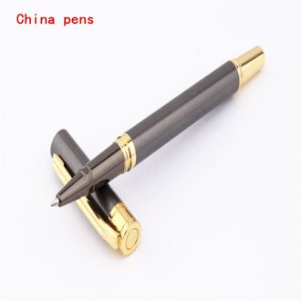 Luxe 7037 Model Spiraal Interface Rollerball Pen Kantoor School Briefpapier Nieuw Gold Pennen grijs