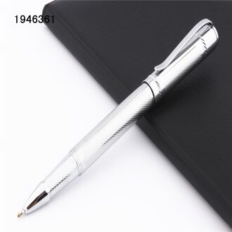 Luxe 715 Platina Grote zware body Business Kantoor Medium nib Rollerball Pen Vermeld school pen