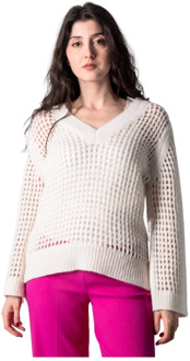 Luxe Airness Pullover Orchid White Dorothee Schumacher , White , Dames - XS
