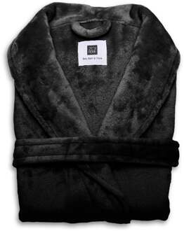 Luxe Badjas - Deep Black - Dekbed-Discounter.nl