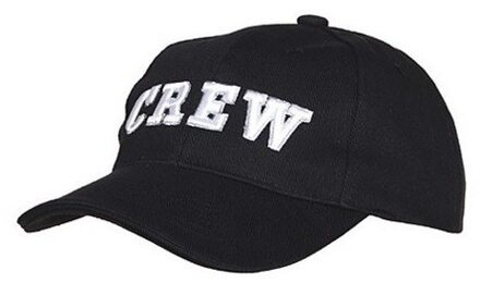 Luxe baseball cap Crew  - zwart