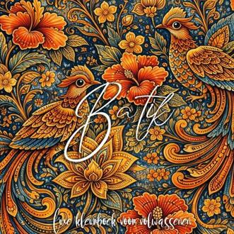 Luxe batik kleurboek voor volwassenen (hardcover) -  Koekoek Kinderboek (ISBN: 9789465381831)