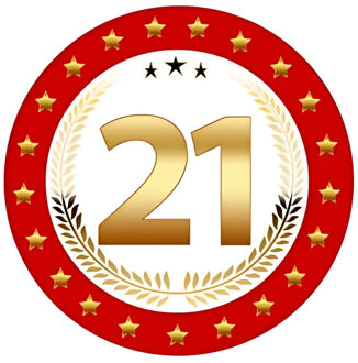 Luxe Bierviltjes 21 jaar