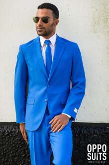 Luxe Blauw Heren Kostuum 46 (S)