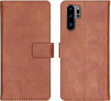 Luxe Booktype Huawei P30 Pro hoesje - Bruin