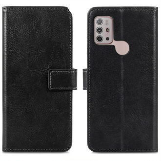 Luxe Booktype Motorola Moto G30 / G10 (Power) hoesje - Zwart