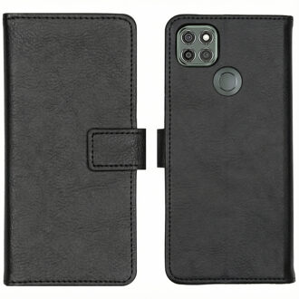 Luxe Booktype Motorola Moto G9 Power hoesje - Zwart