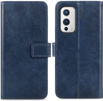 Luxe Booktype OnePlus 9 hoesje - Donkerblauw