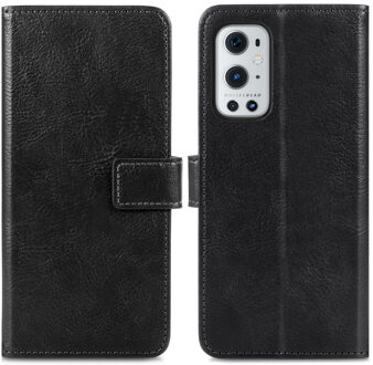 Luxe Booktype OnePlus 9 Pro hoesje - Zwart