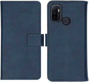 Luxe Booktype Oppo A53 / Oppo A53s hoesje - Donkerblauw