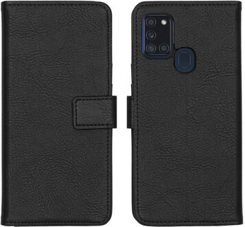 Luxe Booktype Samsung Galaxy A21s hoesje - Zwart