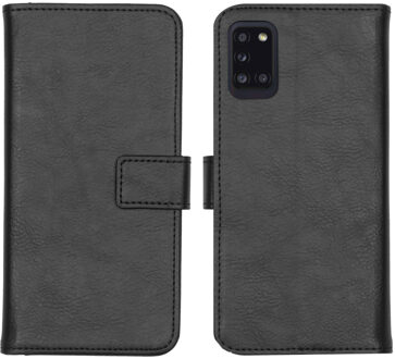 Luxe Booktype Samsung Galaxy A31 hoesje - Zwart