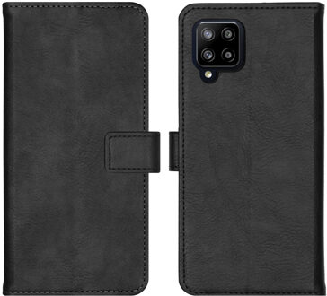 Luxe Booktype Samsung Galaxy A42 hoesje - Zwart