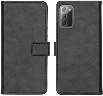 Luxe Booktype Samsung Galaxy Note 20 hoesje - Zwart