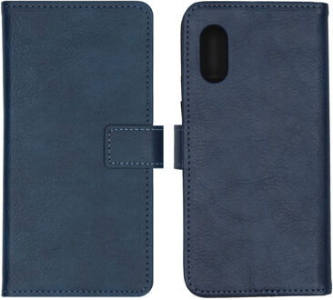 Luxe Booktype Samsung Galaxy Xcover Pro hoesje - Blauw