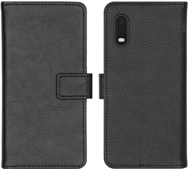 Luxe Booktype Samsung Galaxy Xcover Pro hoesje - Zwart