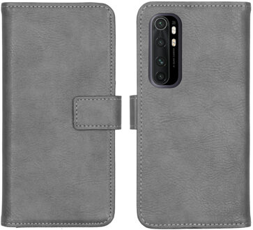 Luxe Booktype Xiaomi Mi Note 10 Lite hoesje - Grijs