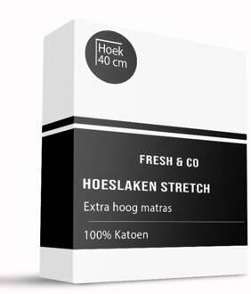 Luxe Boxspring Hoeslaken - 140x200 cm - Jersey Stretch - Signature