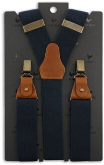 Luxe Bretels Essential Navy - Donkerblauw