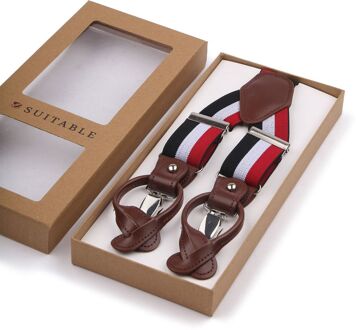 Luxe Bretels Rood Wit Blauw