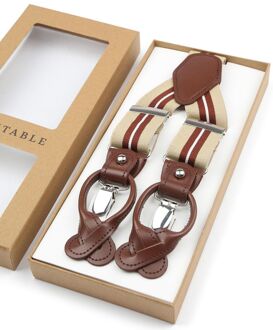 Luxe Bretels Streep Beige